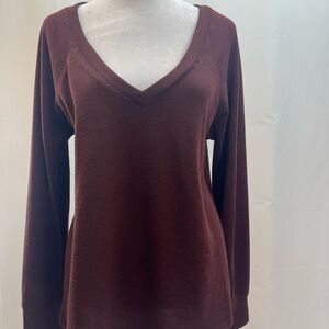 Sanctuary Women's V-Neck Sweater Top M